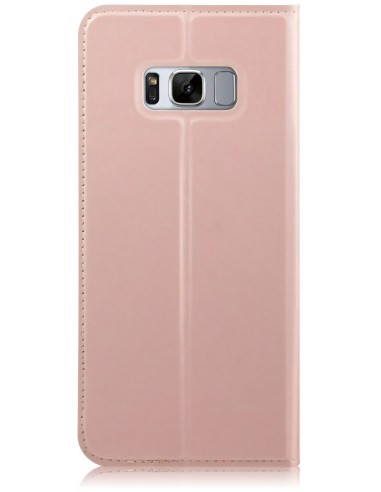 Etui Galaxy S8 Plus simili-cuir silicone