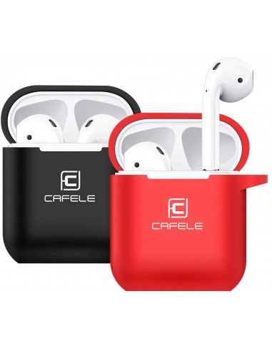 Coque silicone pour Airpods Cafele