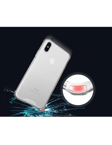 Coque antichoc transparente iPhone X