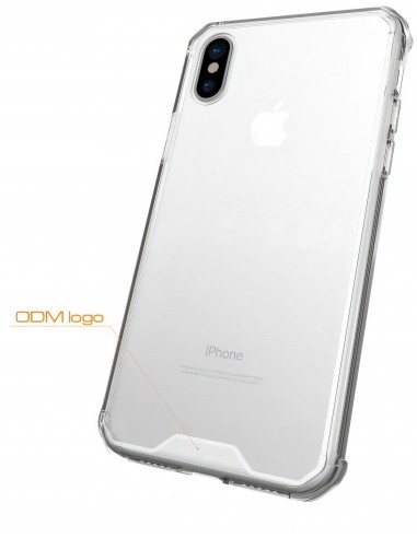 Coque antichoc transparente iPhone X