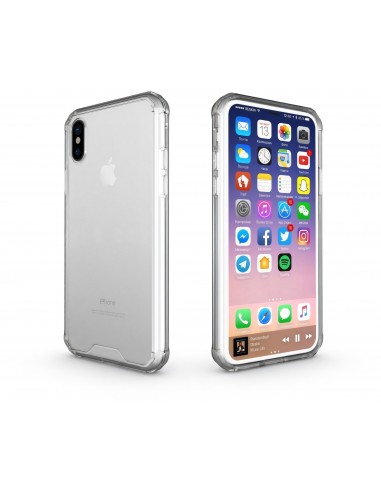 Coque antichoc transparente iPhone X
