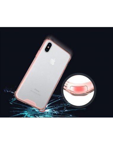 Coque antichoc transparente iPhone X