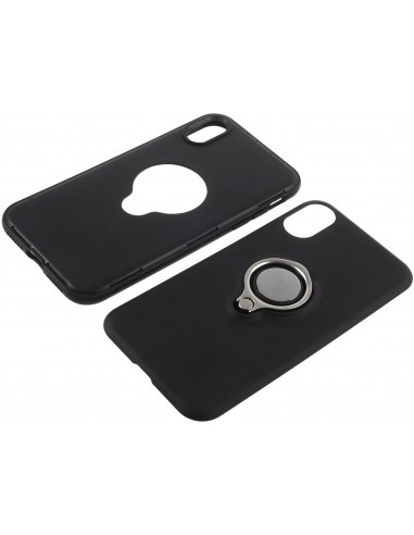 Coque antichocs iPhone XS et iPhone X hybride avec support 