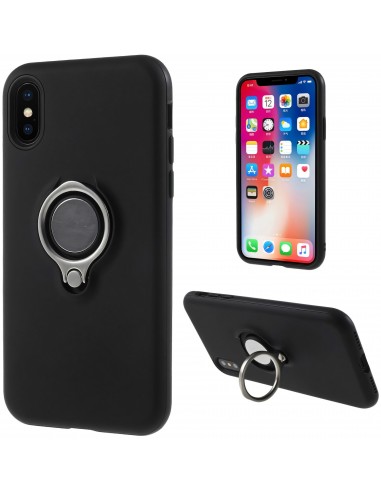 Coque antichocs iPhone XS et iPhone X hybride avec support 