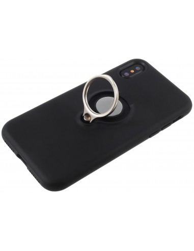 Coque antichocs iPhone XS et iPhone X hybride avec support 