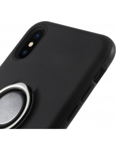 Coque antichocs iPhone XS et iPhone X hybride avec support 