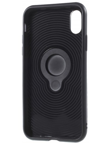 Coque antichocs iPhone XS et iPhone X hybride avec support 