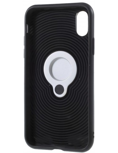 Coque antichocs iPhone XS et iPhone X hybride avec support 