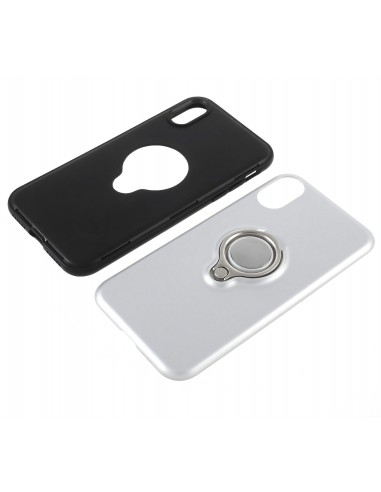 Coque antichocs iPhone XS et iPhone X hybride avec support 