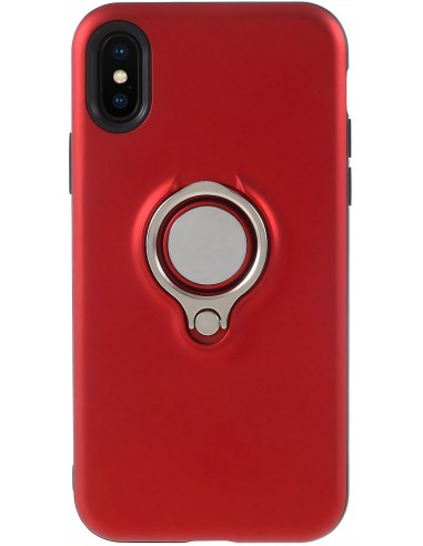 Coque antichocs iPhone XS et iPhone X hybride avec support 