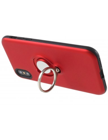 Coque antichocs iPhone XS et iPhone X hybride avec support 