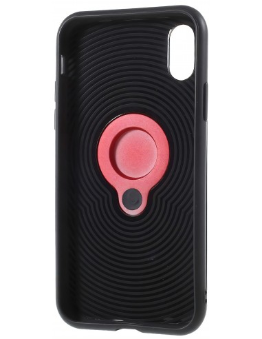 Coque antichocs iPhone XS et iPhone X hybride avec support 