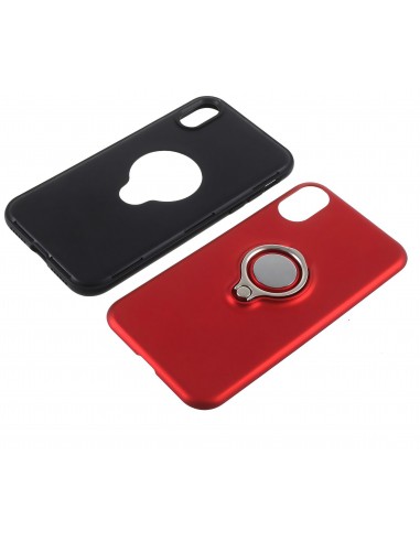 Coque antichocs iPhone XS et iPhone X hybride avec support 