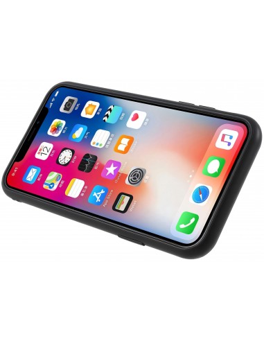 Coque antichocs iPhone XS et iPhone X hybride avec support 