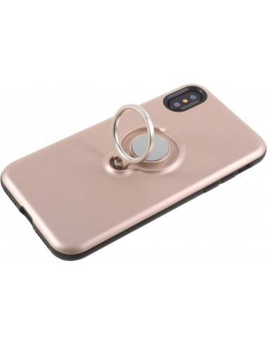 Coque antichocs iPhone XS et iPhone X hybride avec support 