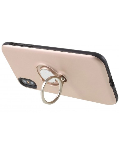 Coque antichocs iPhone XS et iPhone X hybride avec support 