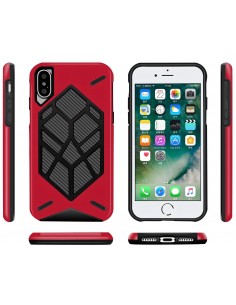 Coque iPhone XS et iPhone X antichoc Geometric Rouge Coque iPhone XS et iPhone X antichoc Geometric Rouge