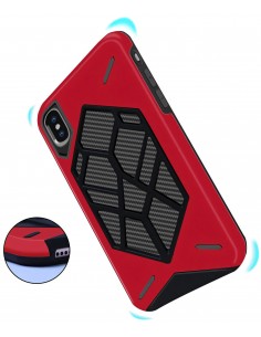 Coque iPhone XS et iPhone X antichoc Geometric Rouge Coque iPhone XS et iPhone X antichoc Geometric Rouge