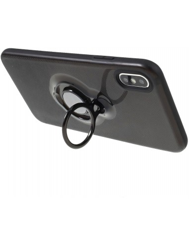 Coque silicone iPhone XS Max Hybride Stripes style