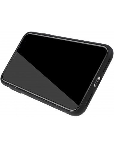 Coque silicone iPhone XS Max Hybride Stripes style