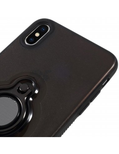 Coque silicone iPhone XS Max Hybride Stripes style