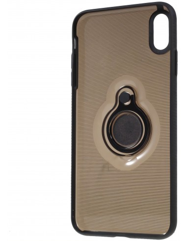 Coque silicone iPhone XS Max Hybride Stripes style