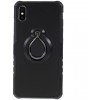 Coque iPhone XS Max antichoc avec anneau rotatif