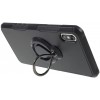Coque iPhone XS Max antichoc avec anneau rotatif