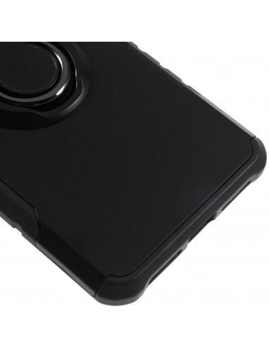 Coque iPhone XS Max antichoc avec anneau rotatif