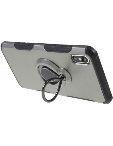 Coque iPhone XS Max antichoc avec anneau rotatif