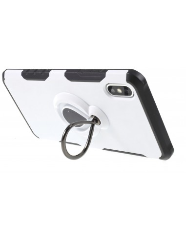 Coque iPhone XS Max antichoc avec anneau rotatif