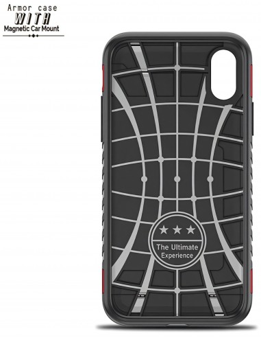 Coque antichoc iPhone XR avec insert carte Magnetic