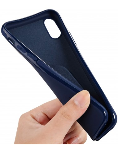 Coque iPhone XR silicone avec support magnétique interne Sulada