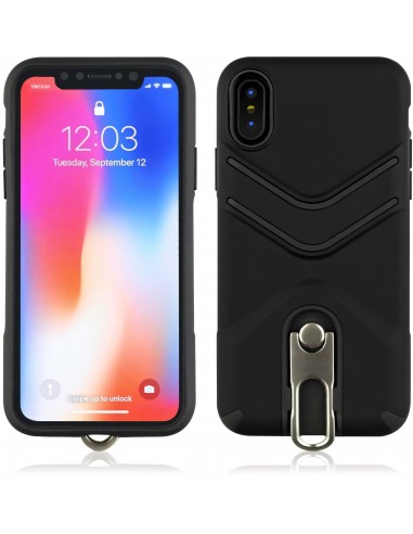 Coque antichoc iPhone XS Max avec support en metal