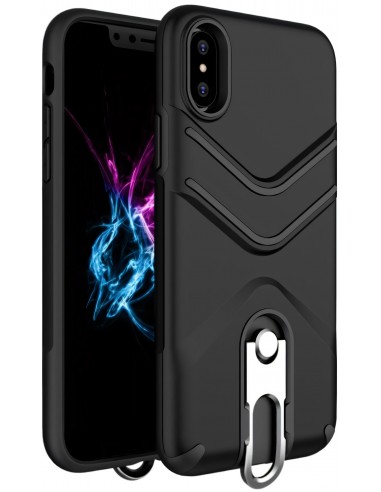 Coque antichoc iPhone XS Max avec support en metal