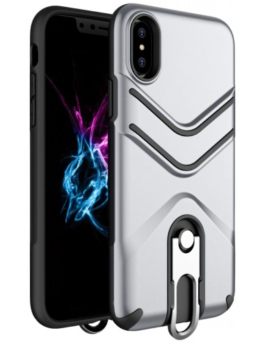 Coque antichoc iPhone XS Max avec support en metal