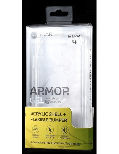 Coque silicone iPhone XS Max Transparente Roar