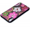 Coque silicone iPhone XS Max Flowers