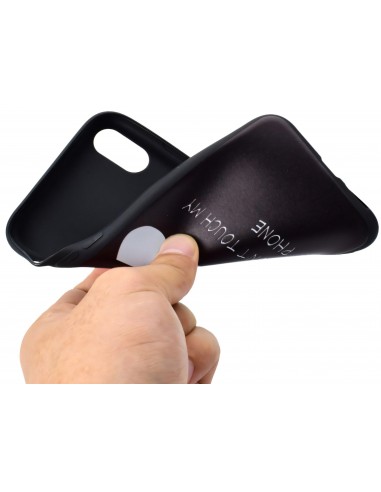 Coque silicone iPhone XS Max Angry Face