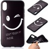 Coque silicone iPhone XS Max Smiling Face