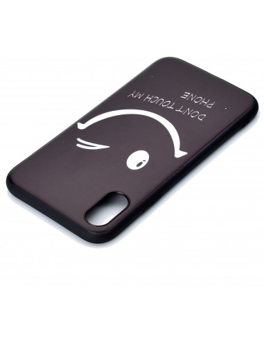Coque silicone iPhone XS Max Smiling Face