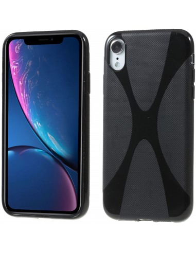 Coque silicone iPhone XR "X Shape"