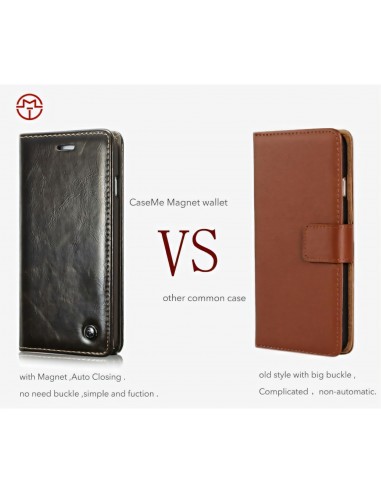 Etui iPhone XR aspect Cuir Caseme