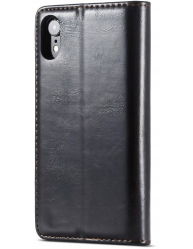 Etui iPhone XR aspect Cuir Caseme