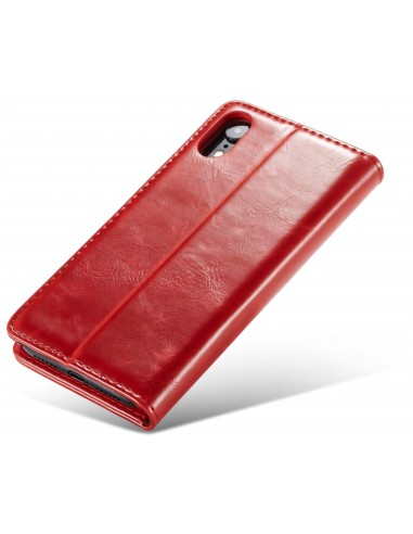 Etui iPhone XR aspect Cuir Caseme