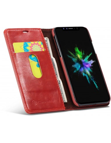 Etui iPhone XR aspect Cuir Caseme