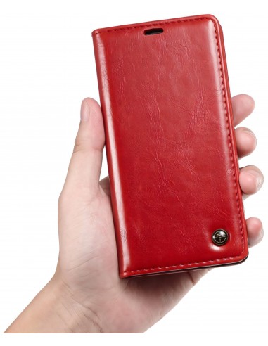 Etui iPhone XR aspect Cuir Caseme