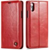 Etui iPhone XR aspect Cuir Caseme