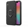 Coque iPhone XS antichocs hybride avec anneau