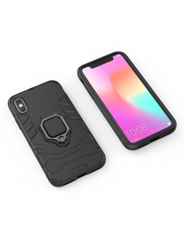 Coque iPhone XS antichocs hybride avec anneau